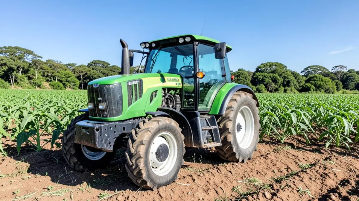 Máquina agrícola usada como garantia de empréstimo em Cuiabá (MT)